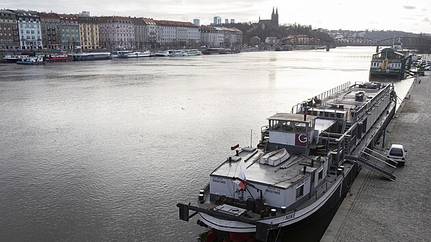 Pra�sk� n�plavky v zim� (16. ledna 2023)