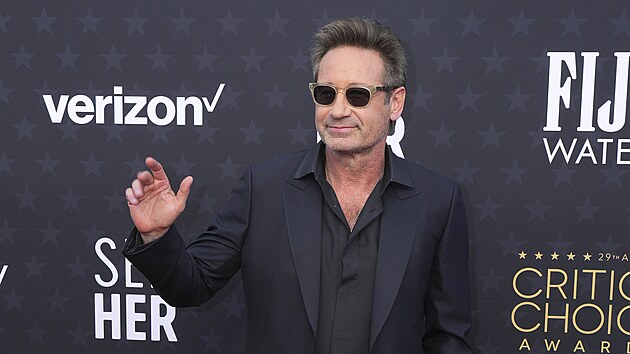 David Duchovny na udlen Critics Choice Awards (Santa Monica, 14. ledna 2024)