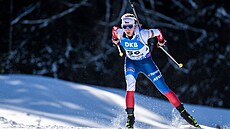 Markéta Davidová ve vytrvalostním závodu v Anterselv.