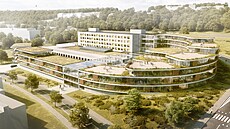 Motolská nemocnice v Praze staví onkologické centrum za 4,5 miliardy.