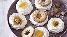 Snhov kolky s citronovm krmem