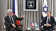 Prezident Petr Pavel se v Tel Avivu sešel se svým izraelským protějškem...