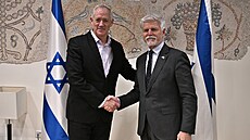 Prezident Petr Pavel se na návštěvě Izraele. setkal se členem válečného...