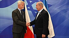 Prezident Petr Pavel se seel s izraelským premiérem Benjaminem Netanjahu