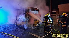 V Líních sho�el autobus, v n�m� cestovalo 45 lidí. Nikdo nebyl zran�n.