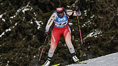 �výcarka Lena Häckiová-Grossová b�hem vytrvalostního závodu v Anterselv�.