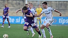 Momentka z utkání Olomouc - Austria Víde�.