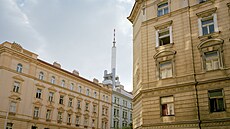 Bytové domy v Praze na �i�kov� (19. února 2010)