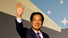 William Laj, vítz prezidentských voleb na Tchaj-wanu a lídr vládní...