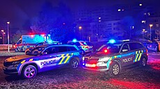 V noci do�lo na Ji�ním M�st� k poty�ce mezi dv�ma mu�i (12. ledna 2024)