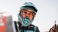 Potluený Libor Podmol po tvrté etap Dakaru 2024.