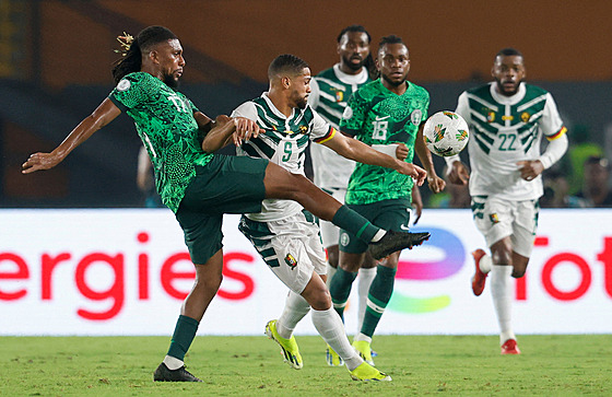 Momentka z osmifinálového utkání Afrického poháru národ mezi Nigérií a...
