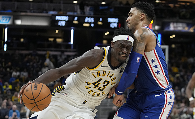 Siakam zařídil v NBA triple doublem výhru Indiany nad Philadelphií