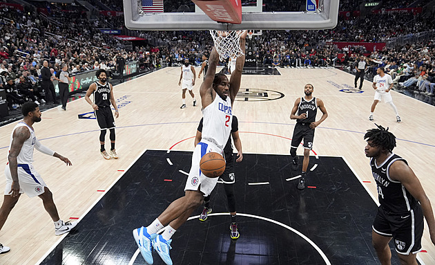 Basketbalisté Los Angeles Clippers po velkém obratu udolali Brooklyn