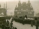 Poheb V. I. Lenina v Moskv (leden 1924)