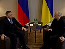 Slovenský premiér Robert Fico se v Uhorod setkal se svým ukrajinským...