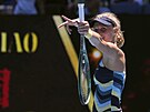 Ukrajinská tenistka Dajana Jastremská slaví postup pes tvrtfinále Australian...