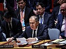 Ruský ministr zahranií Sergej Lavrov hovoí k delegátm bhem zasedání Rady...