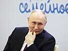 Ruský prezident Vladimir Putin bhem mezinárodního fóra v Moskv (23. ledna...