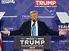 Donald Trump bhem kampan v Las Vegas (28. ledna 2024)