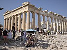 V Aténách v pátek kvli vedrm v poledne pro turisty uzaveli pístup na...