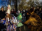 V Praze v sobotu probhl 20. roník Karlínského masopustu. (27. ledna 2024)