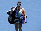 eská tenistka Linda Nosková nesmle slaví postup do tvrtfinále Australian...