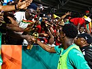 Guinejtí fanouci slaví vítzství nad Gambií v utkání Afrického poháru národ...