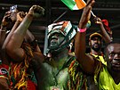 Guinejtí fanouci slaví vítzství nad Gambií v utkání Afrického poháru národ.