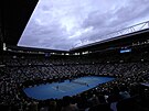 Pohled na Arenu Roda Lavera bhem finále enské dvouhry na Australian Open.