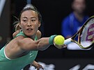 íanka eng chin-wen returnuje ve finále Australian Open.