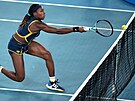 Amerianka Coco Gauffová v semifinále Australian Open.