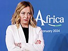 Italská premiérka Giorgia Meloniová na zaátku summitu Itálie - Afrika v ím...