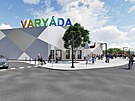 Takto bude vypadat n�kupn� centrum Vary�da po dokon�en� stavby a modernizace.