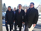Slavnostní otevení rozíené a modernizované Vysoina Areny obstaral premiér...