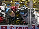 Litvínov, 23.1. 2024, Verva Litvínov - HC Olomouc, hokejová extraliga. Janis...