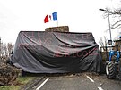Farmái blokují dálnici na jihozápad Francie. (21. ledna 2024)