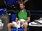 Zklamaný Daniil Medvedv ztratil u tetí finále na Australian Open.
