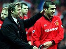 Legendy Manchesteru United: dlouholetý trenér Alex Ferguson a ikonický kapitán...
