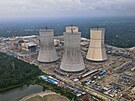 Výstavba jaderné elektrárny Ruppur v Bangladéi (4. íjna 2023)