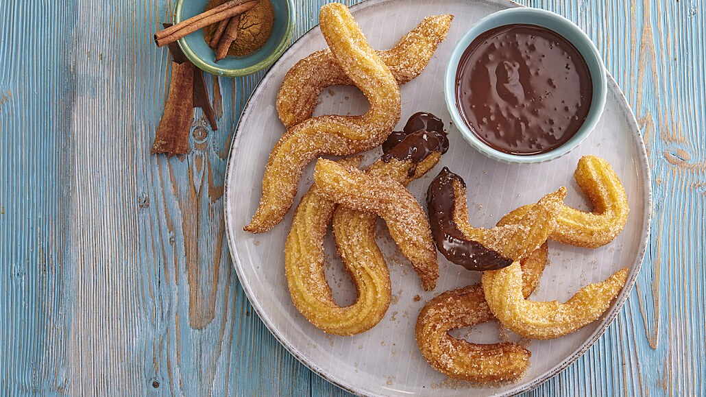 Churros s �okoládou
