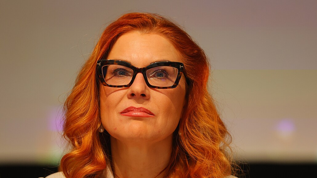 P�edsedkyn� neparlamentní strany Trikolora Zuzana Majerová (20. ledna 2024)