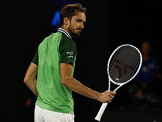 Daniil Medvedv ve finále Australian Open.