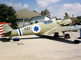 Avia S-199 Sakeen 112.T (msn 782358), v Muzeu izraelského letectva, Hatzerim...