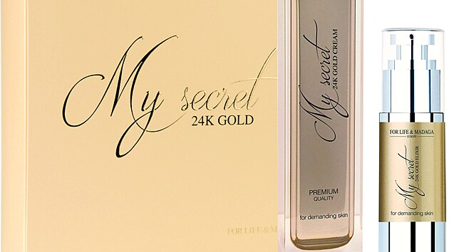 Set My Secret 24K Gold Cream & Elixir, cena 2800 K