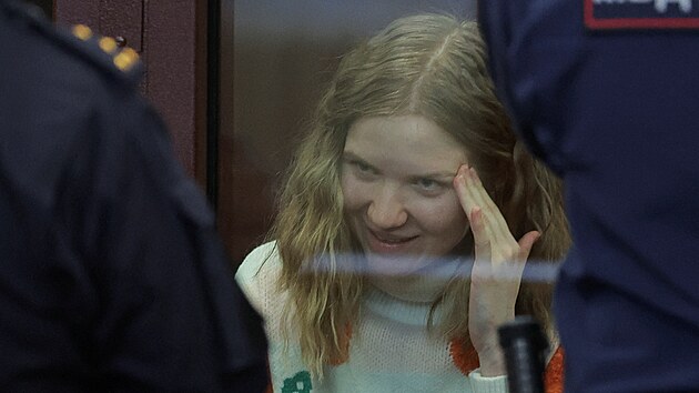 Soud s Darjou Trepovovou v Petrohradu (25. ledna 2024)