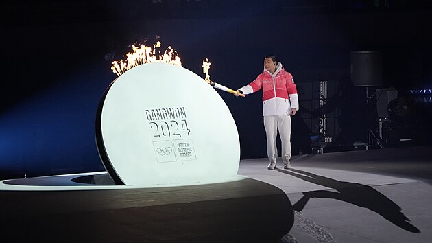 Zahájení zimních olympijských her mládee v Kangwonu.