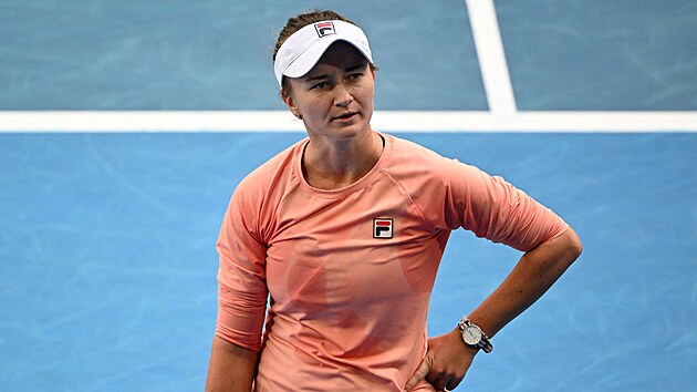 Barbora Krejkov v osmifinle Australian Open