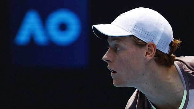 Soustedn Jannik Sinner v semifinle Australian Open.