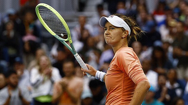 Barbora Krejkov otoila zpas a slav postup do tvrtfinle Australian Open.